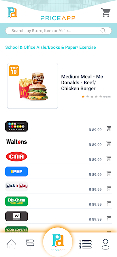 PriceApp ZA Screen 2
