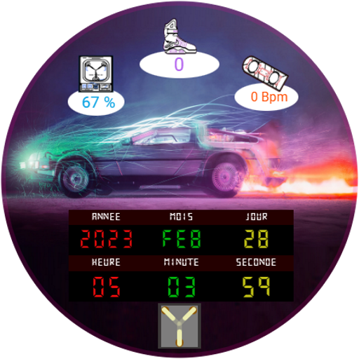 Delorean In Time (Fr) logo