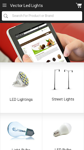 Android application Vector led lights screenshort