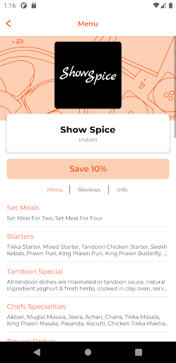 Show Spice TA21 Screen 2