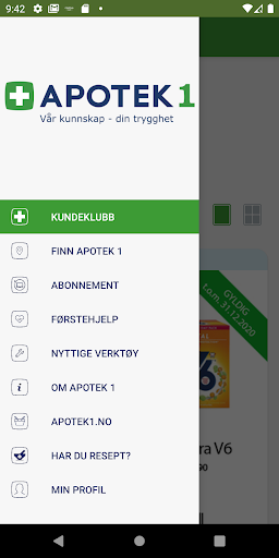 Android application Apotek 1 screenshort