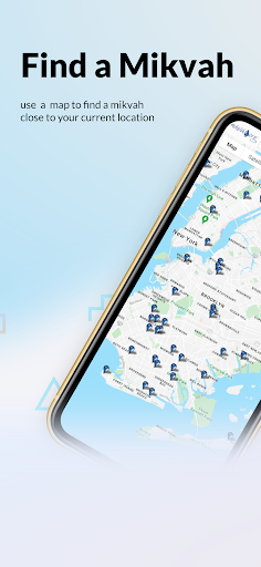 Android application Find A Mikvah screenshort