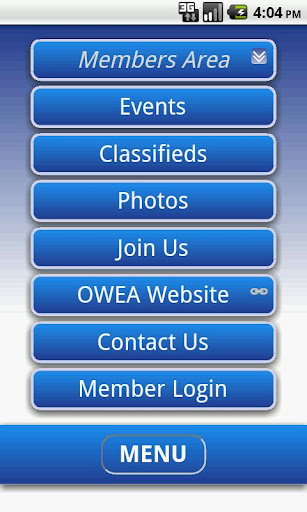 Ohio WEA Mobile App Screen 2
