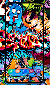 Screenshot 3 Fondo pantalla graffiti android