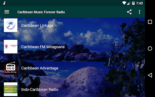 Caribbean Music Radio - Islands Music Screenshot