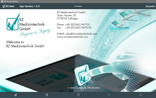 Android application RZ-Med. screenshort