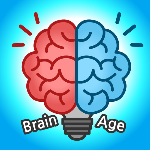 Brain age test for Fun (How ol logo