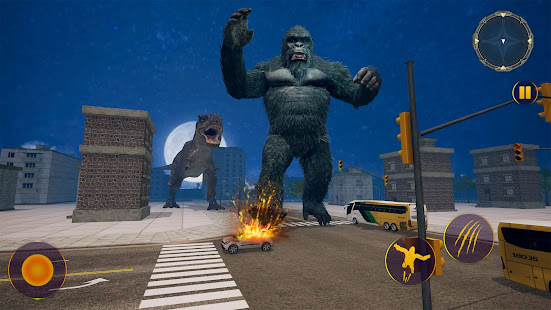 Dinosaur Kong Rampage Game 1.0 APK screenshots 6
