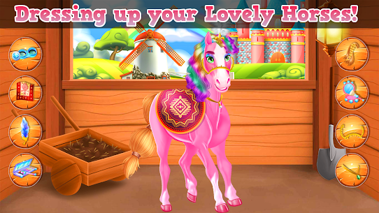 Princess Horse Daily Caring Mod Apk – Triplet Beauty Salon 4
