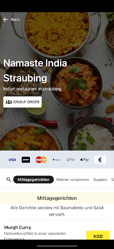 Namaste India Straubing Screen 2