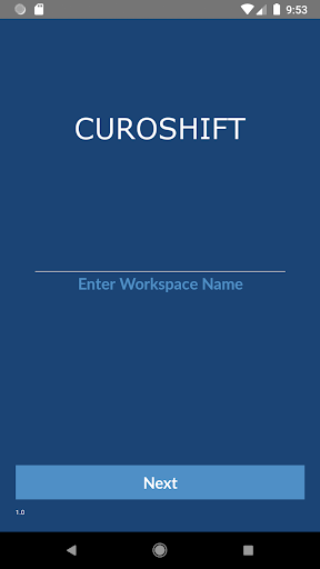 Android application CuroShift screenshort