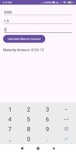 FD Calculator: Maturity Amount Screenshot 2 - AppWisp.com