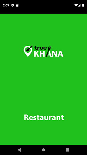 Android application TrueKhana - Restaurant Managem screenshort