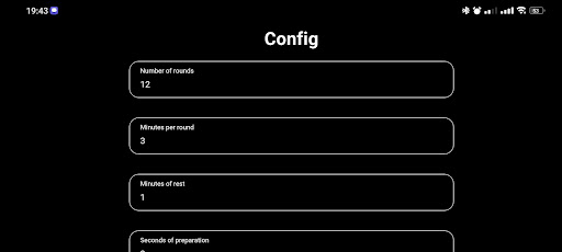 Android application Boxing Timer screenshort