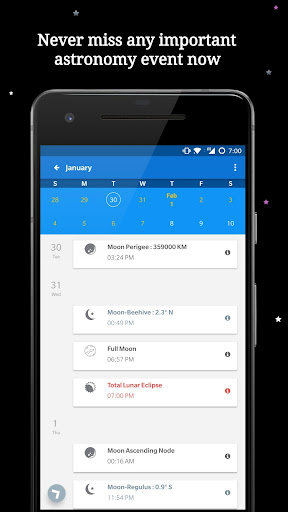 Screenshot of SkyWiki - world of astronomy