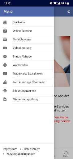 Jobcenter Oberhausen Screen 2