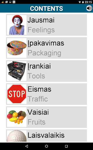 Screenshot of Learn Lithuanian  50 languages