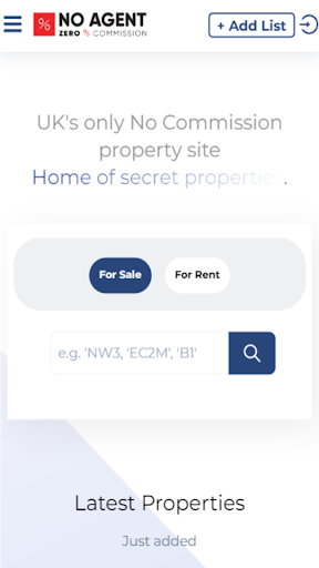 Android application No Agent - Sell, Rent & Buy screenshort