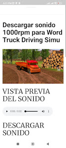 Captura 5 Sound World truck driving simu android