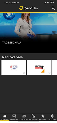 Android application Deutsch Live screenshort