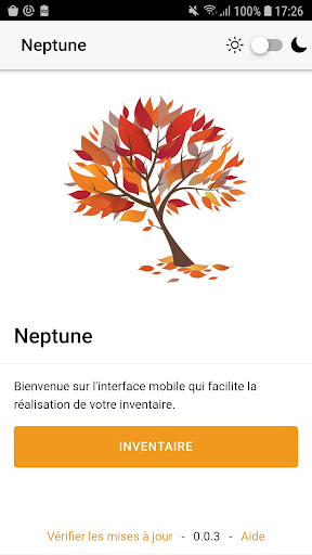 Android application Neptune screenshort