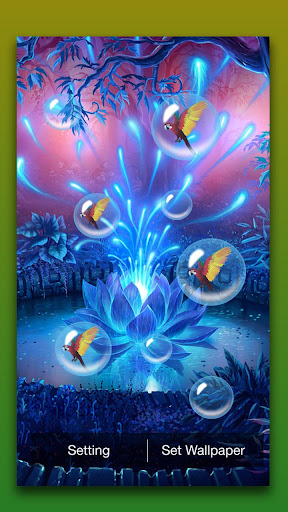 Fantasy Flowers Live Wallpaper Screen 2