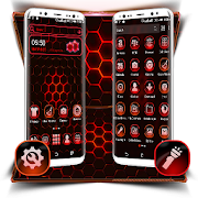 Cool Neon Hexa Launcher Theme