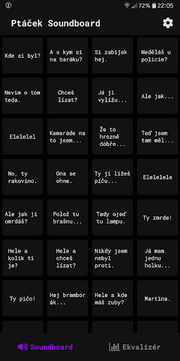 Ptáček Soundboard Screen 2