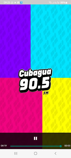 Android application CUBAGUA 90.5 FM screenshort