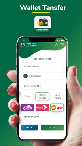 INREMIT Money Transfer Screen 3