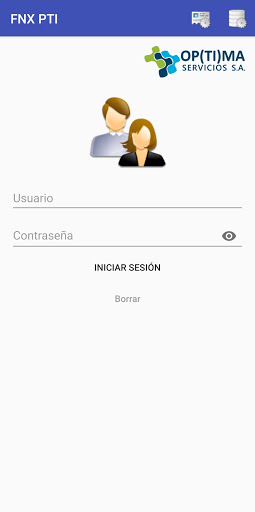 Android application OP(TI)MA FENIX PTI Control screenshort