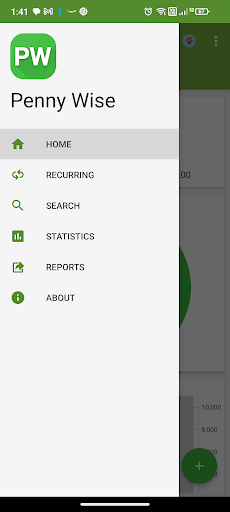 Android application Expense Manager screenshort