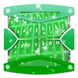 Fluorescent green Keyboard icon