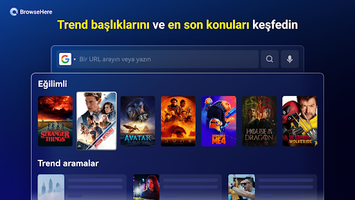 TV Web Tarayıcısı BrowseHere ekran görüntüsü