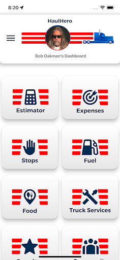 Android application Haul Hero screenshort