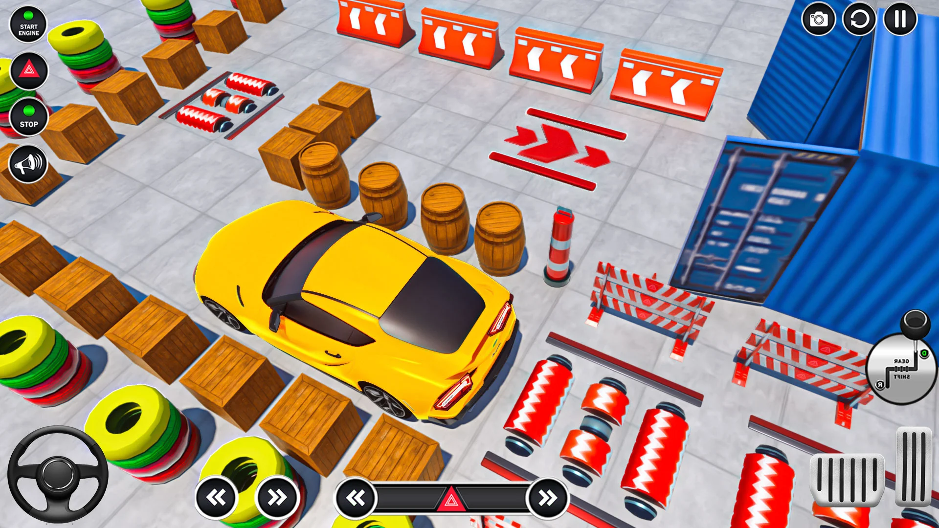 Manual Car Parking Mania Games