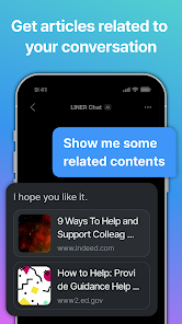 Imágen 13 LINER: chatbot de IA y feed android