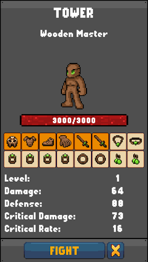 Pixel Glory - RPG Clicker Screen 3