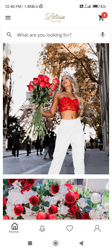 Android application Liliosa Lingerie screenshort