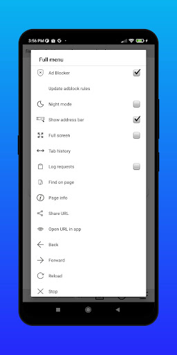 Browser Mini Turbo Screen 2