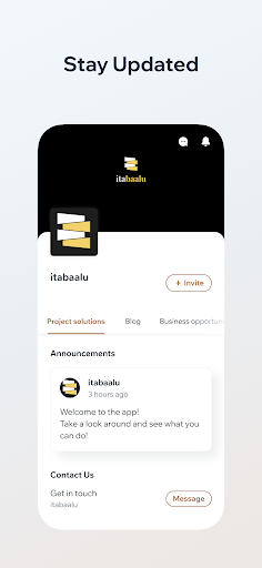 Android application ITABAALU - for construction screenshort