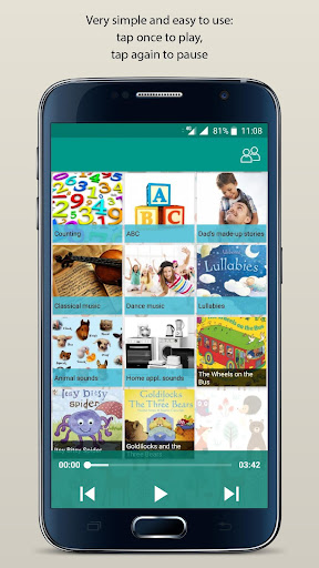 Android application Toddler's Audio Player: music screenshort