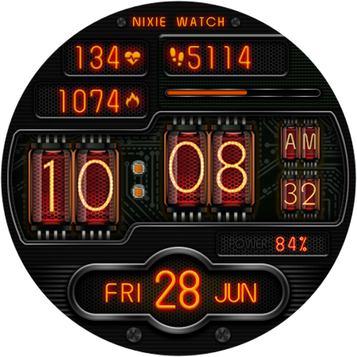 NIXIE DIGOTAN WD 05 Watch face Download on Windows