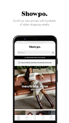 Android application Showpo: Women's fashion screenshort