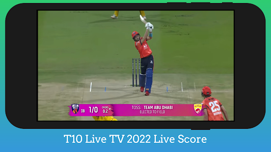 T10 Cricket Score Live TV 2022