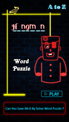 Android application Hangman - Word Puzzle Game screenshort
