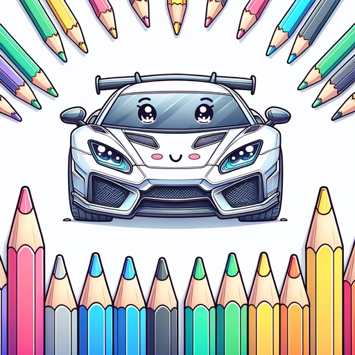 Kawaii Cars Coloring Book Download on Windows