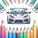 Kawaii Cars Coloring Book - Androidアプリ