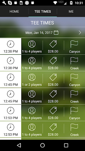 Meadowbrook Golf Tee Times Screen 3
