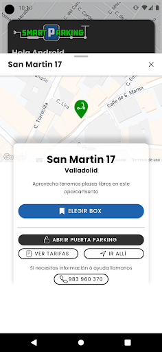 SmartParking Screen 2